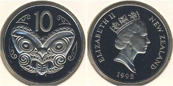 10 Cent New Zealand Copper/Nickel 