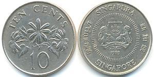 10 Cent Singapore Copper/Nickel 