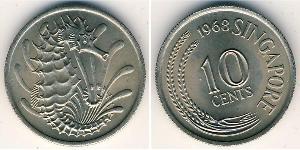 10 Cent Singapore Copper/Nickel 