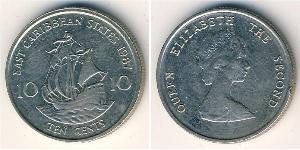 10 Cent  Copper/Nickel Elizabeth II (1926-2022)