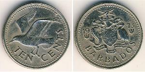 10 Cent Barbade Cuivre/Nickel 