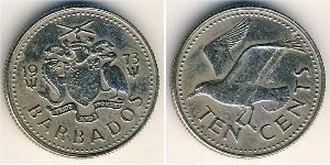 10 Cent Barbade Cuivre/Nickel 