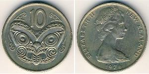 10 Cent Nouvelle-Zélande Cuivre/Nickel 