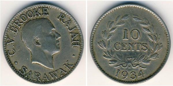 10 Cent Sarawak Cuivre/Nickel 