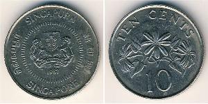 10 Cent Singapour Cuivre/Nickel 
