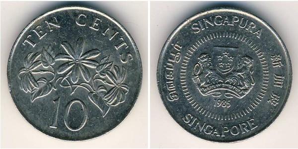 10 Cent Singapour Cuivre/Nickel 
