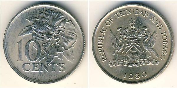 10 Cent Trinité-et-Tobago Cuivre/Nickel 