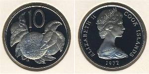 10 Cent Cookinseln Kupfer/Nickel Elizabeth II (1926-2022)