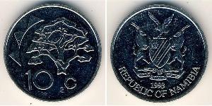 10 Cent Namibia Kupfer/Nickel 