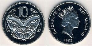 10 Cent Neuseeland Kupfer/Nickel 