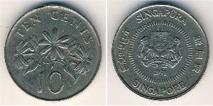 10 Cent Singapur Kupfer/Nickel 