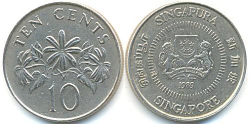 10 Cent Singapur Kupfer/Nickel 