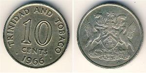 10 Cent Trinidad und Tobago Kupfer/Nickel 
