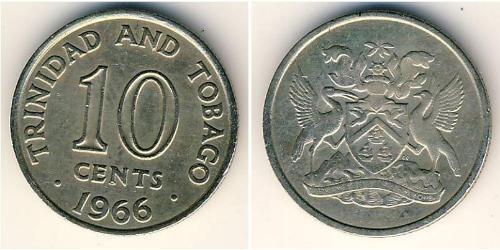10 Cent Trinidad und Tobago Kupfer/Nickel 