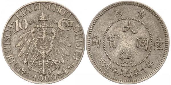 10 Cent Volksrepublik China Kupfer/Nickel 