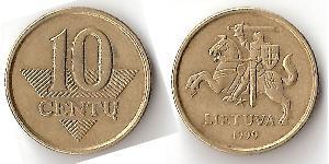 10 Cent Litauen (1991 - ) Messing/Nickel 