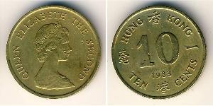 10 Cent Hongkong Nickel 