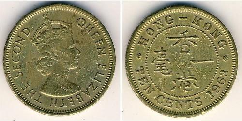 10 Cent Hongkong Nickel 