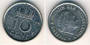 10 Cent Kingdom of the Netherlands (1815 - ) Nickel 