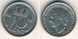 10 Cent Royaume des Pays-Bas (1815 - ) Nickel 