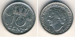 10 Cent Reino de los Países Bajos (1815 - ) Níquel 
