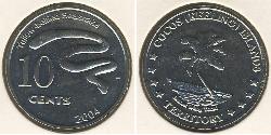 10 Cent Islas Cocos Níquel/Cobre 