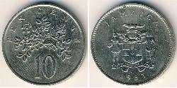 10 Cent Jamaica (1962 - ) Níquel/Cobre 
