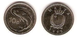 10 Cent Malta Níquel/Cobre 
