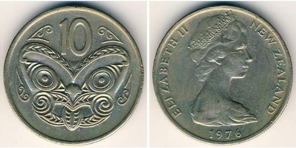 10 Cent Nueva Zelanda Níquel/Cobre 
