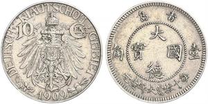 10 Cent República Popular China Níquel/Cobre 