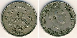 10 Cent Sarawak Níquel/Cobre 