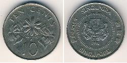 10 Cent Singapur Níquel/Cobre 