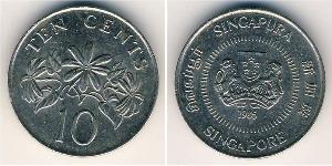 10 Cent Singapur Níquel/Cobre 