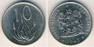 10 Cent Sudáfrica Níquel/Cobre 