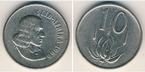 10 Cent Sudáfrica Níquel/Cobre 
