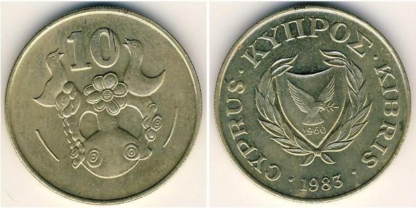 10 Cent Cipro (1960 - ) Ottone 