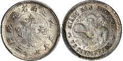 10 Cent República Popular China Plata 