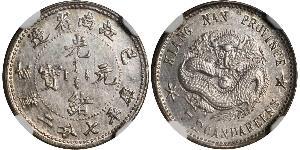 10 Cent República Popular China Plata 