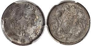 10 Cent República Popular China Plata 