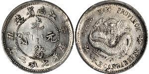 10 Cent República Popular China Plata 