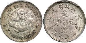 10 Cent República Popular China Plata 