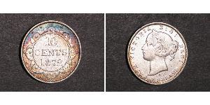 10 Cent Terranova y Labrador Plata Victoria (1819 - 1901)