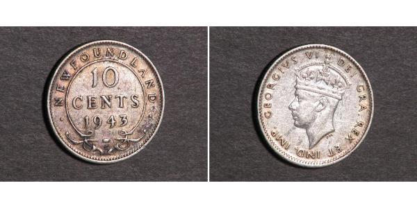 10 Cent Terranova y Labrador Plata Jorge VI (1895-1952)