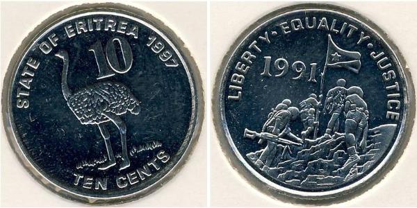 10 Cent Eritrea Rame/Nichel 