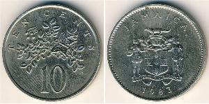 10 Cent Giamaica (1962 - ) Rame/Nichel 