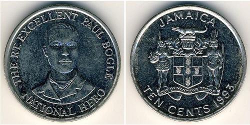 10 Cent Giamaica (1962 - ) Rame/Nichel 