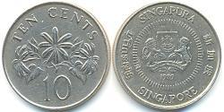 10 Cent Singapore Rame/Nichel 