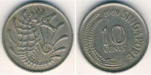 10 Cent Singapore Rame/Nichel 