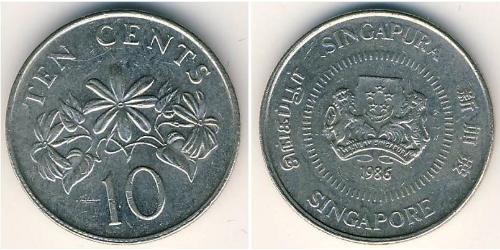10 Cent Singapore Rame/Nichel 