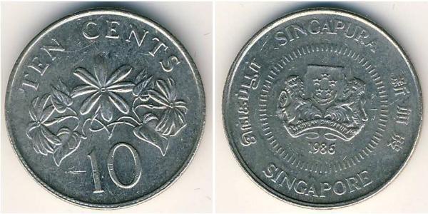 10 Cent Singapore Rame/Nichel 